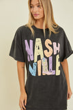 Nashville Graphic Shirt Dress