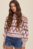 Lavender Full of Hearts Sweater