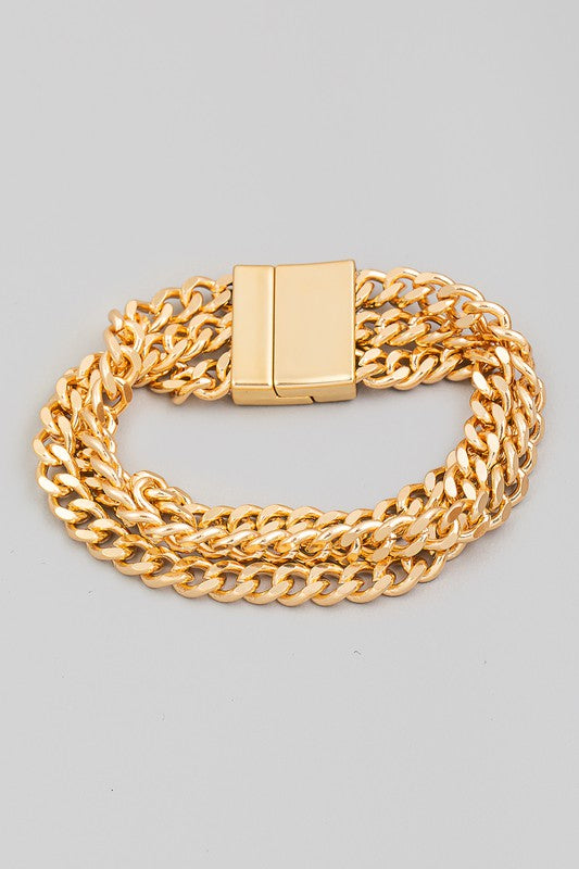 Gold Magnetic Bracelet