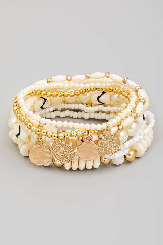 Ivory Beaded Bracelet