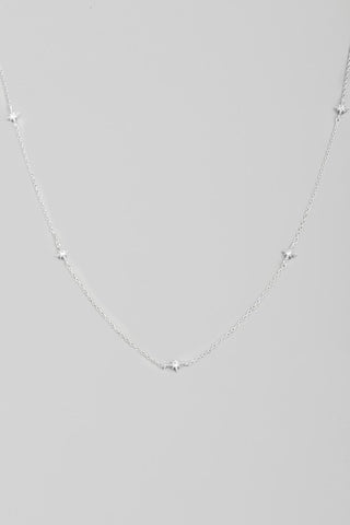 Dainty Silver Star Necklace