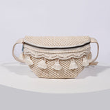 Crochet Tassel Sling Bag