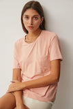 Pocketed Bamboo Crew Tee l 4 Colors