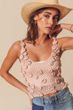 Blush Rose Sweater Tank