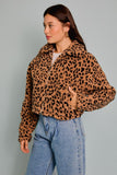 Leopard Sherpa Jacket