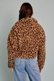 Leopard Sherpa Jacket