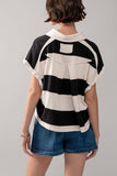 Bold Striped Dolman Top