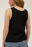 Black Button Cardigan Vest