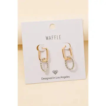 Braided Hoop Hinge Earrings