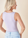 Lavender Solid Bodysuit