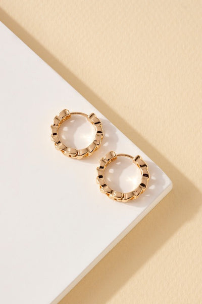 Thick Link Earring
